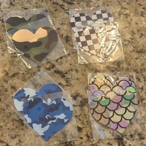 Heart Pasties Set of 8